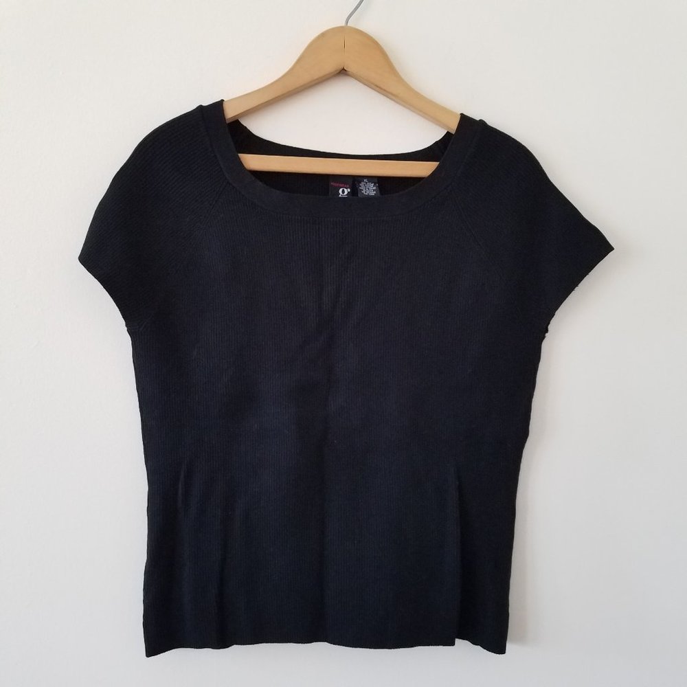 NWT G Knitwear Ribbed Knit Short Sleeveless Silk Blend Sweater